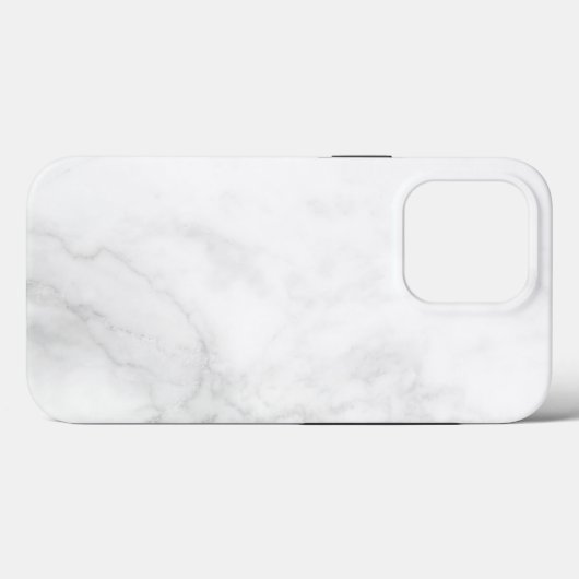 Modern wit marmer Case-Mate iPhone case (Achterkant (horizontaal))