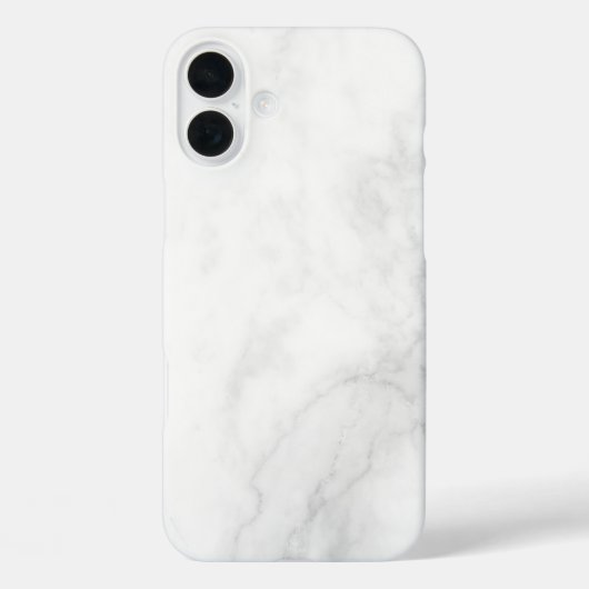Modern wit marmer Case-Mate iPhone case (Achterkant)