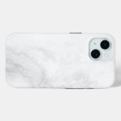 Modern wit marmer Case-Mate iPhone case (Achterkant (horizontaal))