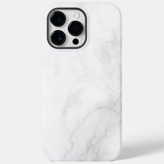 Modern wit marmer Case-Mate iPhone case (Achterkant)
