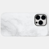 Modern wit marmer Case-Mate iPhone case (Achterkant (horizontaal))