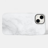 Modern wit marmer Case-Mate iPhone case (Achterkant (horizontaal))