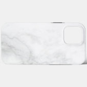 Modern wit marmer Case-Mate iPhone case (Achterkant (horizontaal))