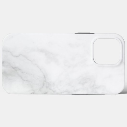 Modern wit marmer Case-Mate iPhone case (Achterkant (horizontaal))