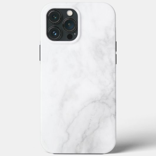Modern wit marmer Case-Mate iPhone case (Achterkant)