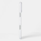 Modern wit marmer iPhone hoesje (Rechterkant)