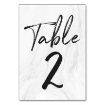 Modern wit marmeren schrift | Tabelnummer Kaart 2