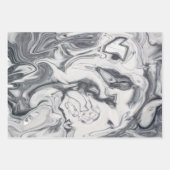 Modern wit marmerpatroon inpakpapier vel (Voorkant)