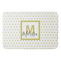 Modern wit monogram rond de gouden cirkel