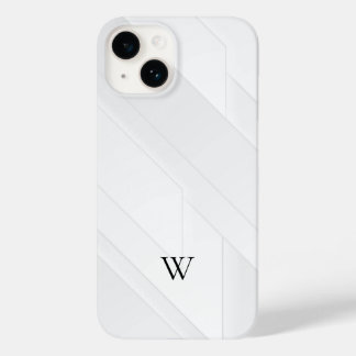 Modern Wit Patroon Case-Mate iPhone 14 Hoesje