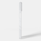 Modern Wit Patroon Case-Mate iPhone Case (Achterkant / Rechts)