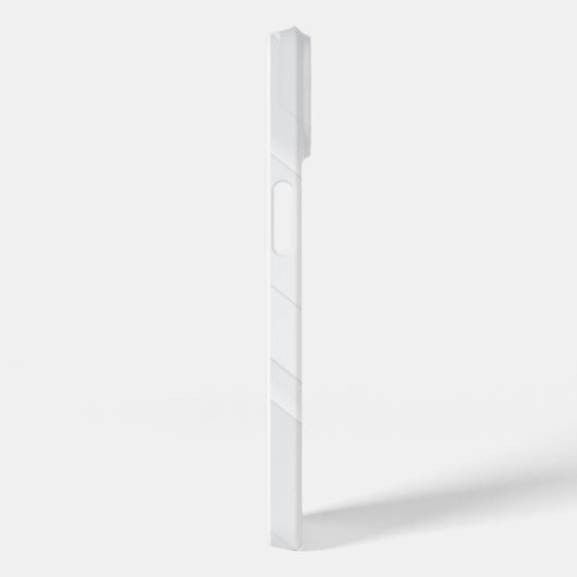 Modern Wit Patroon Case-Mate iPhone Case (Achterkant / Rechts)