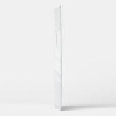 Modern Wit Patroon Case-Mate iPhone Case (Achterkant / Rechts)