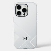 Modern Wit Patroon Case-Mate iPhone Case (Achterkant)