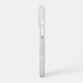 Modern Wit Patroon iPhone Hoesje (Linkerkant)