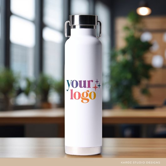 Modern Wit Promotiebedrijf Custom Logo Waterfles