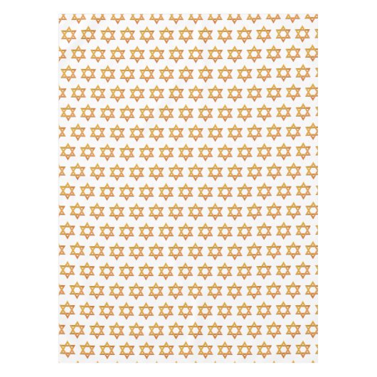 Modern wit | Rosh Hashanah | STER OF DAVID Tafelkleed (Voorkant)