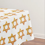 Modern wit | Rosh Hashanah | STER OF DAVID Tafelkleed<br><div class="desc">Moderne witte ster van David tafelkleed, toont met faux gouden ster van David in een betegeld patroon. Dit is een minimalistisch, eenvoudig, elegant ontwerp, geschikt voor joodse feestdagen en feesten, zoals Rosh Hashanah, Chanoeka, Pesach, Bar / Bat Mitzvahs, enz. Verkrijgbaar in andere kleuren, of u kunt de kleur wijzigen door...</div>
