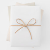 Modern Wit Vaste Kleur Inpakpapier Vellen (In situ)