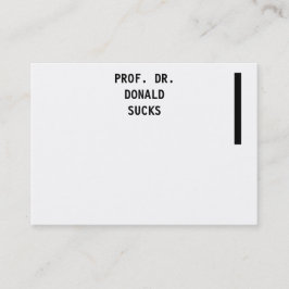 Modern, wit, vet visitekaartje