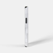 Modern wit vierkant patroon iPhone hoesje (Rechterkant)