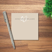 Modern Wit Wit Schreef Monogram Post-it® Notes