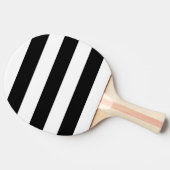Modern Wit, Zwarte Streep Tafeltennisbatje (Zijkant)