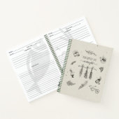 Modern Witch Kitchen Herbs Spell Recipe Notitieboek (Binnen)