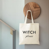 Modern Witch Please Halloween Canvas tas - trendy