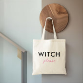 Modern Witch Please Halloween Canvas tas - trendy