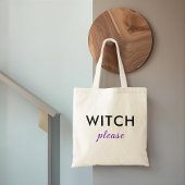 Modern Witch Please Halloween Canvas tas - trendy