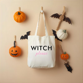 Modern Witch Please Halloween Canvas tas - trendy