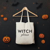 Modern Witch Please Halloween Canvas tas - trendy