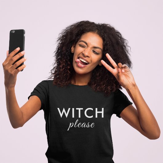 Modern Witch Please Halloween Shirt - Grappig T-sh