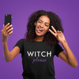 Modern Witch Please Halloween Shirt - Grappig T-sh