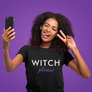 Modern Witch Please Halloween Shirt - Grappig T-sh