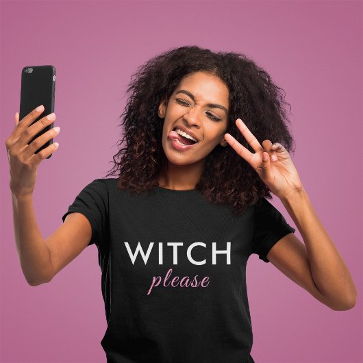 Modern Witch Please Halloween Shirt - Grappig T-sh