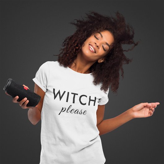 Modern Witch Please Halloween Shirt - Grappig T-sh