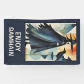 Modern Witches - een abstract kunstwerk 3 - Fan Fu Spandoek (Horizontaal)