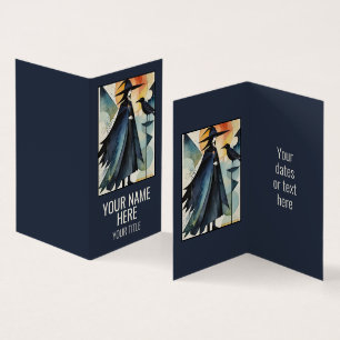 Modern Witches - een abstract kunstwerk 3 - Fan Fu Visitekaartje