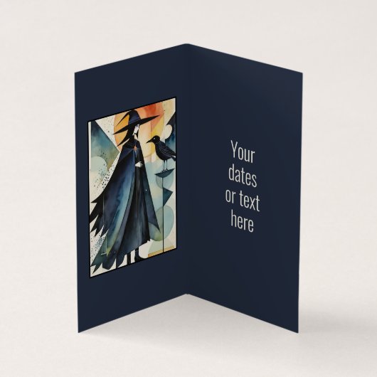 Modern Witches - een abstract kunstwerk 3 - Fan Fu Visitekaartje (Binnen)