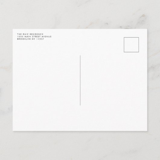 Modern  witgoud Lijst Tiara Quinceanera Uitnodiging Briefkaart (Achterkant)