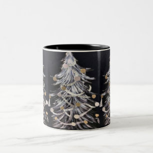 **MODERN WITTE CHRISTMAS TREE* CHRISTMAS MOK