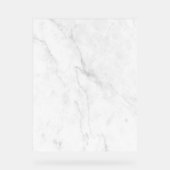 Modern Witte Marmer Acryl Bord (Voorkant)
