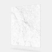 Modern Witte Marmer Acryl Bord (Hoek)