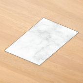 Modern Witte Marmer Acryl Uitnodigingen (Laagn)