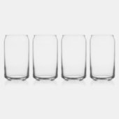 Modern Witte Marmer Blikvorm Glas (Achterkant)