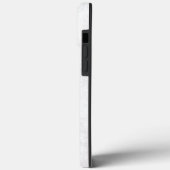 Modern Witte Marmer Case-Mate iPhone Case (Achterkant / Links)