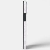 Modern Witte Marmer Case-Mate iPhone Case (Achterkant / Rechts)