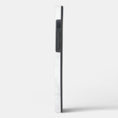 Modern Witte Marmer Case-Mate iPhone Case (Achterkant / Links)